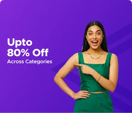 Upto 80% Off Across Categories